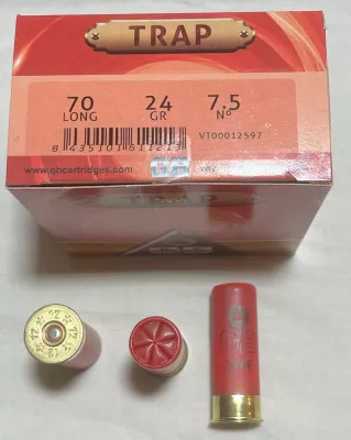250 Stk. Tunet Bleifrei Trap 12/70 2,54mm 24g