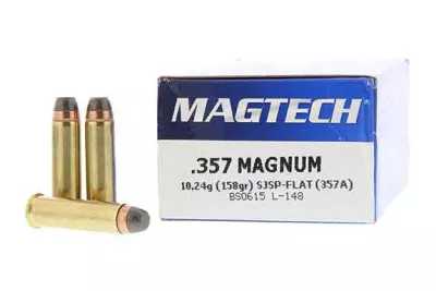 50 Stk. Magtech .357 Magnum, SJSP-Flat 158 grain