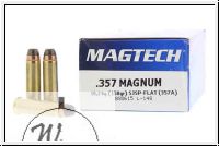 1.000 Stk. Magtech .357 Magnum, SJSP-Flat 158 grain