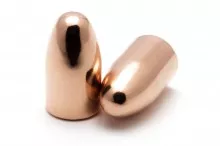 500 Geschosse 9mm/.38SA .356 Diameter, 145 grain, Rundkopf