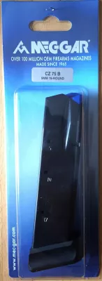 Magazin Mecgar CZ 9mm Para 19 Schuß für CZ 75 B, Mamba, Shadow I und II