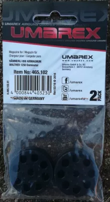 2 Stk. Umarex Trommelmagazine 8-Schuß für Hämmerli 850 AirMagnum & Walthjer 1250 Dominator