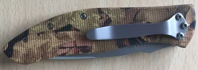 MTech USA Klappmesser mit Griffschalen in camouflage Design