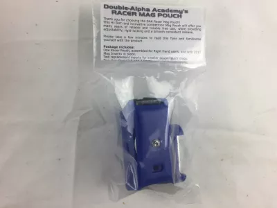 DAA Racer Kunststoff Magazintasche für zweireihige Hi Cap Magazine Blau