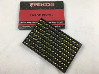 Large Pistol Fiocchi Zündhütchen 1500 Stk. Packung.