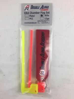 DAA Sicherheitsfahnen Set für Rifle, ideal für IPSC und BDMP Disziplinen.