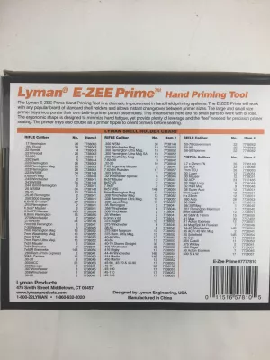 Lyman Universal Hand Zündhütchensetzer E-ZEE für Standard Hülsenhalter