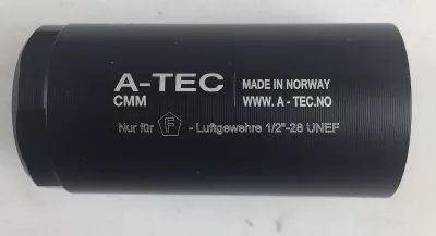 Combo Schalldämpfer A-TEC CMM4 CMM-4 mit F-Kennzeichnung, 1/2"-20 UNF und 1/2"-28 UNEF Gewindestück!