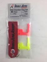 DAA Sicherheitsfahnen Set für Pistolen, ideal für IPSC und BDMP Disziplinen.