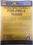 Holster Double Alpha PDR Pro 2 für CZ SP01 Shadow 1 und 2, Tanfoglio Stock 2/3 Rechts
