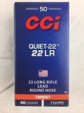 50 Stk. CCI Quiet .22 lfb 40grain Subsonic