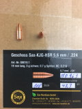 100 Stk. Sax 5,6 mm KJG-HSR (5,7 mm / .224), 46grain Art.Nr. G0010.1